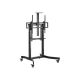 Equip Bodenständerhalter 55-100"/1TFT 120kg 1Regal Massiv Einzelhandel (650633)