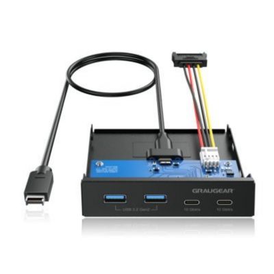 2. GRAUGEAR G-MP02 Computergehäuse-Ersatzteil Universelle Frontblende