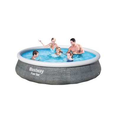 4. Bestway 57376 Schnellaufbau-Erweiterungspool 396x84
