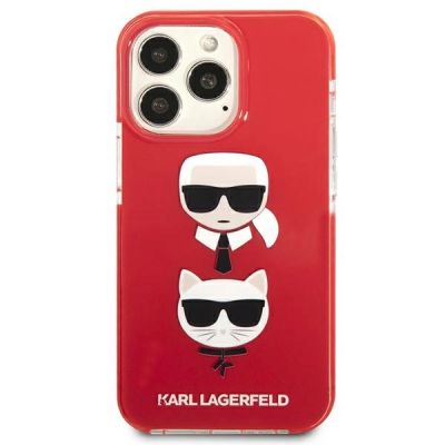 3. Karl Lagerfeld Karl&Choupette Head Case für iPhone 13 Pro / iPhone 13 - Rot