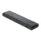 DeLOCK Externes USB-Type-C-Gehäuse für M.2-NVMe-PCIe- oder SATA-SSD – werkzeuglos
