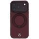 3. Mercedes Leather with Ring Stand MagSafe Hülle für iPhone 18 Pro Max / 17 Pro Max – burgunderrot