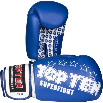 2. TOP TEN RTT-10 SUPERFIGHT 3000 STARS Boxhandschuhe (WAKO APPROVED neu)