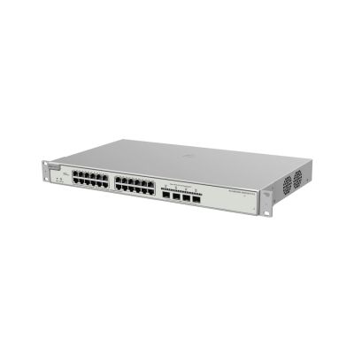 4. Ruijie Networks RG-NBS5200-24GT4XS-P-V2 Netzwerk-Switch, Managed L3 Gigabit Ethernet (10/100/1000), PoE-fähig, 1 HE, Grau