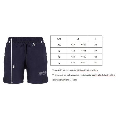 4. MASTERS SKW-COMPRESSION Damen Shorts, Marineblau