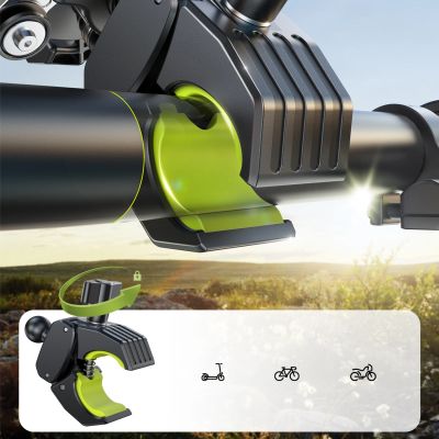 9. Joyroom JR-ZS598 Antivibrations-Lenkerhandyhalterung – Schwarz
