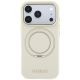 3. Guess Ring Stand 360 Grained Classic Logo MagSafe Hülle für iPhone 18 Pro Max / 17 Pro Max - beige