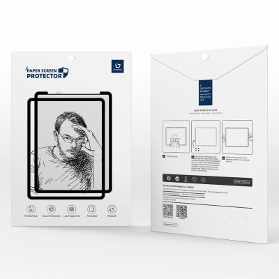 10. Dux Ducis Naad Paperlike Matte Displayschutzfolie für iPad Air 13" (2024/2025) – mit schwarzem Rahmen