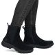 6. Wasserdichte, komfortable Damen-Lederboots in Schwarz – Rieker 7269-00
