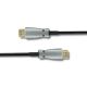 4. Qoltec 50472 HDMI-Kabel 20 m HDMI Typ A (Standard) Schwarz, Silber