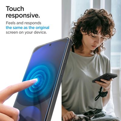 14. Spigen Glas.tR EZ Fit gehärtetes Glas für Samsung Galaxy S24 FE (2 Stück)