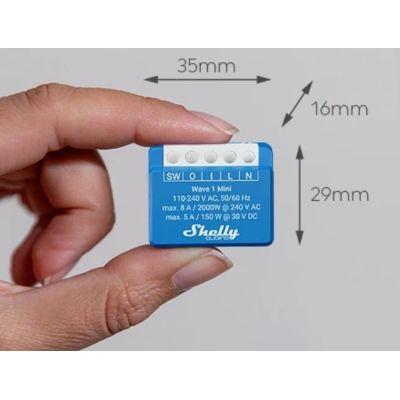 4. Intelligenter Z-Wave-Controller Shelly Qubino Wave 1 Mini LR