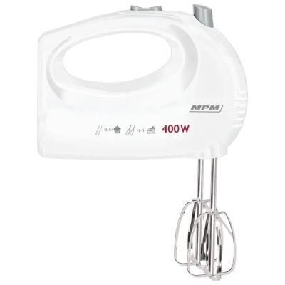 4. MPM MMR-25 Handmixer weiß 400W