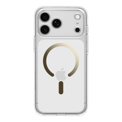 9. Spigen Ultra Hybrid MagSafe Case für iPhone 17 Pro Max - Transparent Gold