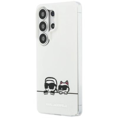 2. Karl Lagerfeld IML Peekaboo Karl&Choupette MagSafe Hülle für Samsung Galaxy S26 Ultra - Transparent