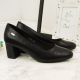 22. Sergio Leone W SK314A schwarze Pumps mit dekorativem Blockabsatz