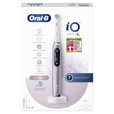 42. Oral-B iO Series 9 Zahnbürste mit Rosenquarz-Finish