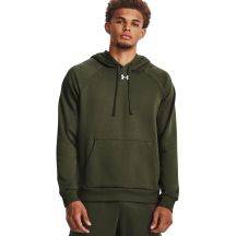 Herren-Sweatshirt Under Armour Rival Fleece Hoodie olivgrün 1379757 390 L