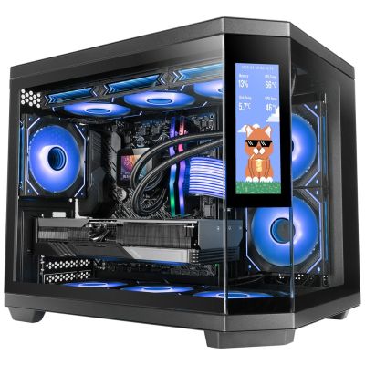 TACENS MARS MC-3TCORELCDM 7,2" IPS LCD mATX-Gehäuse