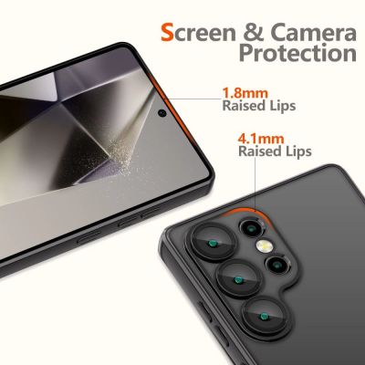 3. Tech-Protect MagFlex Case für Samsung Galaxy S25 Ultra - Transparent Schwarz
