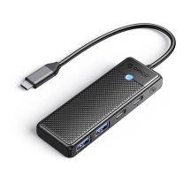 Hub USB-C Orico PAPW2AC-C3 Dockingstation 2x USB-A 3.0 + 2x USB-C 3.0 - schwarz