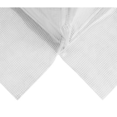 37. Gewächshaus-Gartentunnel 200x200x200CM PE-Konstruktion Weißer Stahl