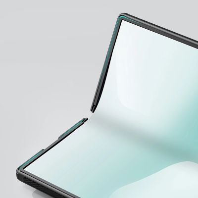 13. Nillkin Super Frosted Shield Fold Magnetische Schutzhülle für Samsung Galaxy Z Fold 7, MagSafe-kompatibel, mit S Pen Space – Schwarz