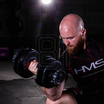 38. HMS 52 LBS SR52 verstellbare Langhantel 