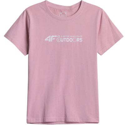 2. Damen-T-Shirt 4F F3495 Hellrosa 4FWAW26TTSHF3495 56S