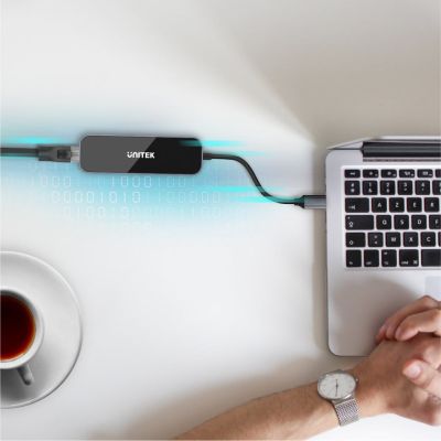 7. UNITEK Hub USB-C 3.1, RJ-45, 3x USB-A, HDMI, 4K, PD100W