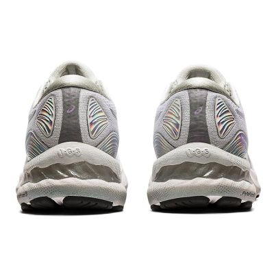 4. ASICS GEL-NIMBUS 23 PLATINUM GLACIER GRAU/WEISS (1012B132-020)
