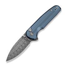 CIVIVI Mini Shakan Damascus Blue Aluminiummesser