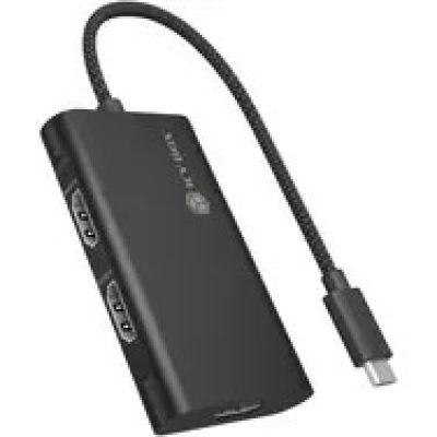 8. ICY BOX IB-AD1030-C USB 3.2 Gen 2 (3.1 Gen 2) Typ-C 10000 Mbit/s Schwarz