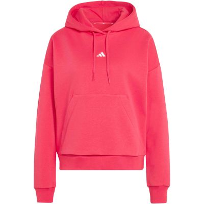 2. adidas Essentials Damen-Sweatshirt mit kleinem Logo, kuschelig weich, Pink KF8401