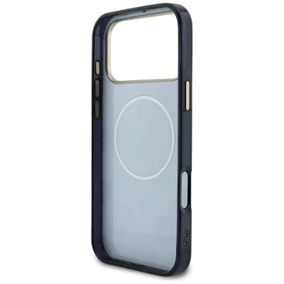 7. Guess IML Peony Dot MagSafe Hülle für iPhone 17 Pro Max – Schwarz