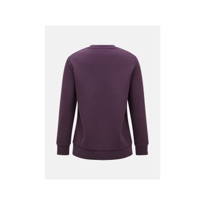 4. Peak Performance W Original Small Logo Crew Sweatshirt Lila