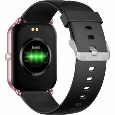 8. Smartwatch Gravity Roségold Schwarz GT36-3