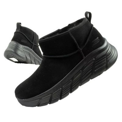 Skechers Damen Winterstiefel Isolierte Lederstiefeletten