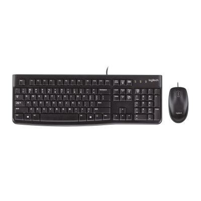 22. Tastatur- und Maus-Set Logitech MK120 920-002562 (Membran; USB 2.0; (US); Farbe Schwarz; optisch; 1000 DPI)