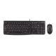 22. Tastatur- und Maus-Set Logitech MK120 920-002562 (Membran; USB 2.0; (US); Farbe Schwarz; optisch; 1000 DPI)