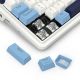 7. REDRAGON K728WBB-RGB-PRO Antonium Pro Tastatur USB + RF Wireless + Bluetooth Weiß, Blau