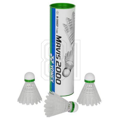 2. Yonex Mavis 2000 M-2000PGR Badminton-Federball