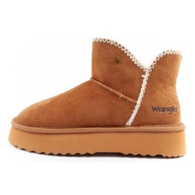 11. Wrangler Elsa Winterstiefel Stiefeletten isoliert bequem modisch Braun