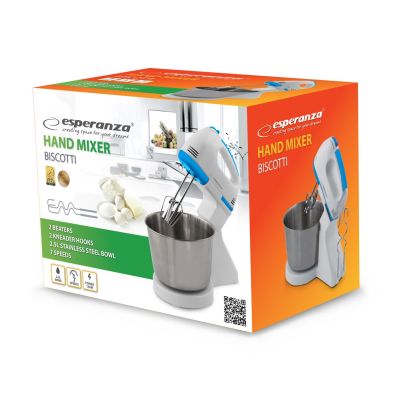 ESPERANZA MIXER MIT BISCOTTI SCHÜSSEL EKM019WB