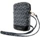 Guess Zip GCube Bottom Stripe Handytasche – Schwarz