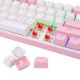 10. REDRAGON K617-RGB Fizz RGB Weiß/Pink USB-Tastatur Pink, Weiß
