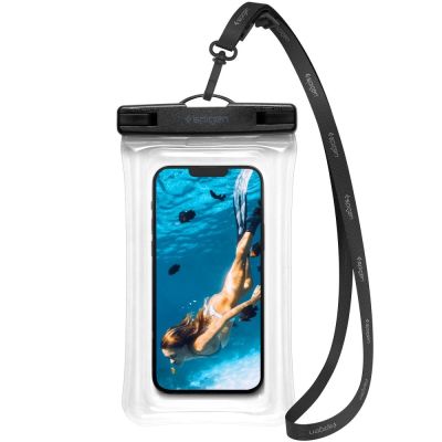 Spigen Aqua Shield A610 Hülle, wasserdicht, auf dem Wasser schwimmend – transparent