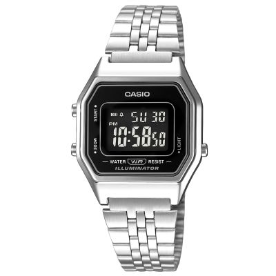 CASIO Vintage Damenuhr LA680WA-1BDF + Box
