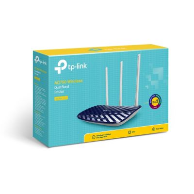 4. TP-Link Archer C20 AC750 V4.0 WLAN-Router Fast Ethernet Dualband (2,4 GHz/5 GHz) Marineblau