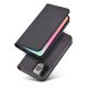 5. Magnet Card Case Hülle für iPhone 14 Pro Max Flip Cover Wallet Stand schwarz